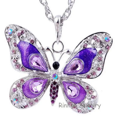 Colourful Butterfly Necklace