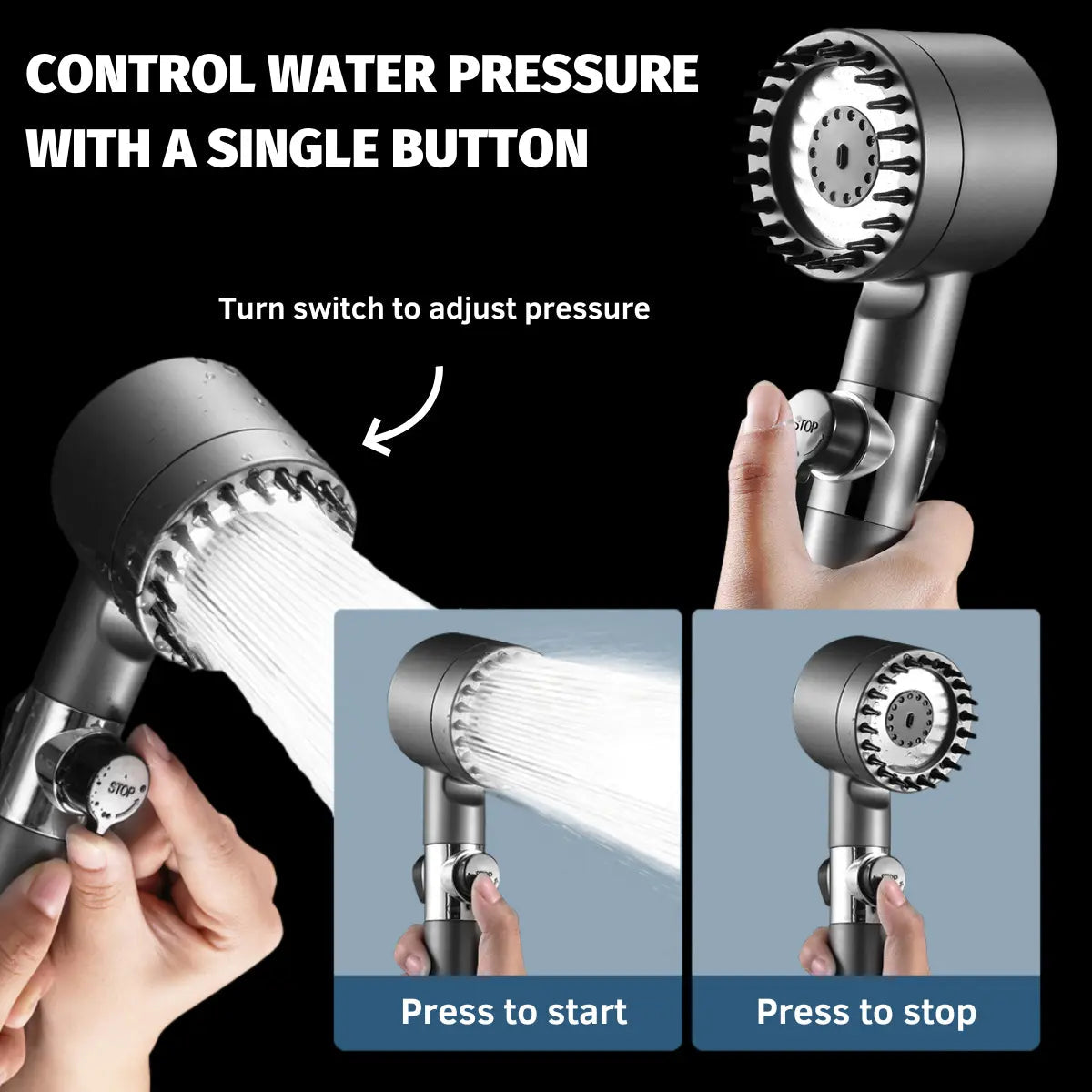 High Pressure Filtered Shower Head