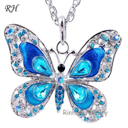 Colourful Butterfly Necklace