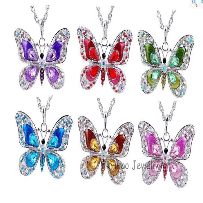 Colourful Butterfly Necklace